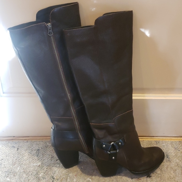 Kork-ease Olson chunky heel leather boots sz. 6.5 - Picture 4 of 8